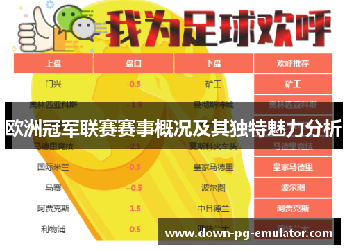 欧洲冠军联赛赛事概况及其独特魅力分析 欧洲冠军联赛赛事概况及其独特魅力分析
