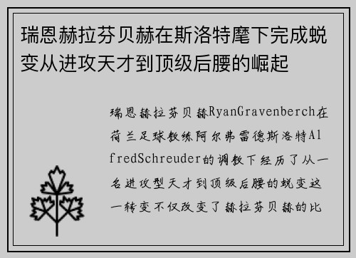 瑞恩赫拉芬贝赫在斯洛特麾下完成蜕变从进攻天才到顶级后腰的崛起